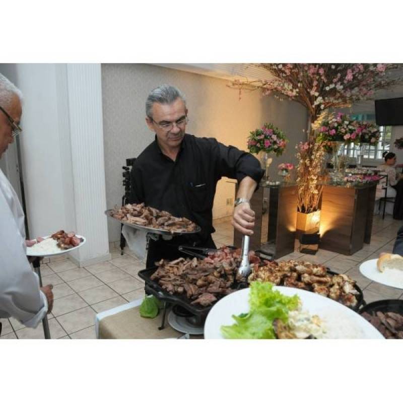 Buffet de Churrasco Casamento Preço na Santa Efigênia - Buffet de Churrasco para Festa