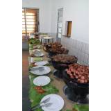 buffet de churrasco para 150 pessoas no Grajau